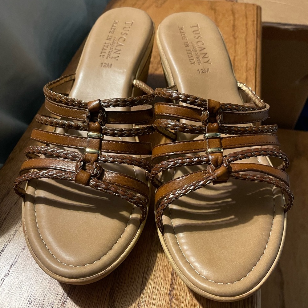 Luciana Wedge Slide Sandal (Women)